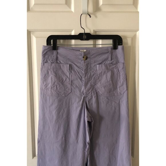 **SOLD**Maeve by Anthropologie The Colette Wide Leg High Rise Cropped Pants - Picture 4 of 7